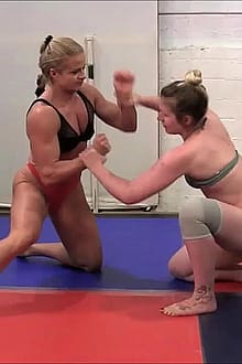 Female Bodybuilder Vs. Jiu Jitsu Girl'