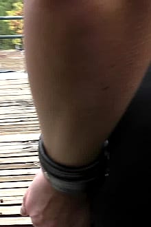 My Pussy Was Literally Dripping When He Chained Me To A Rail Near The Road - Then I Got Fingered, Fucked And Cummed On'