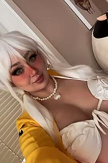 Your Cosplay Slut Needs A Warm Mouth To Put Her Tits In'