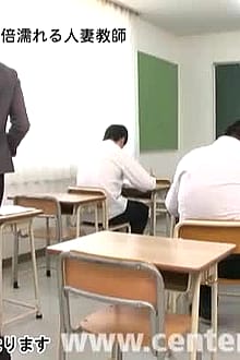 - Kyoka Ishihara - Married Teacher Gets 10 Times Wetter Than Usual During Class But She Must Keep Quiet'