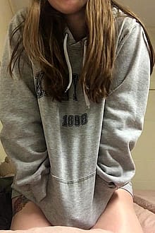 Whats Under This Little College Freshman’s Hoodie? 18'