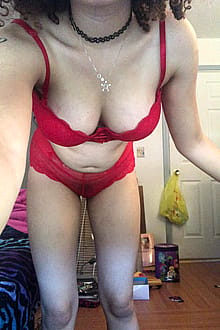 Happy Titty Tuesday, Do I Look Good In Red? ?'