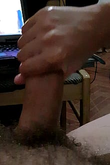 She Strokes Me For Fun While We Watch Porn On A Lazy Afternoon'