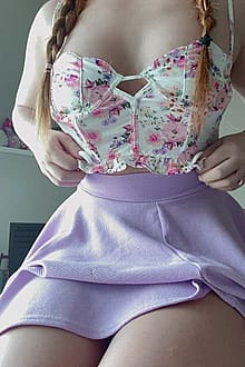 I Own This Skirt In Every Colour, Want To Fuck Me Around The Rainbow?'