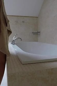 Young Girl With Big Ass In Hotel Bathroom'
