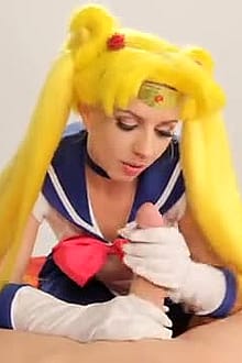 Lexi Belle As Sailor Moon POV Blowjob'