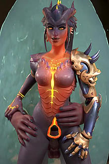 X Ray View Of Dragon Symmetra Getting Fucked From Behind'