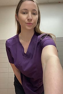 I'm your nurse and I show you my tits, what's your next move?'
