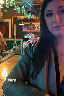 Too nervous to face the bartender...but for some reason...It doesn't bother me to face the security camera. Hope someone reviews and gets a good show'