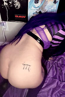 i heard you wanted a big booty goth mommy'