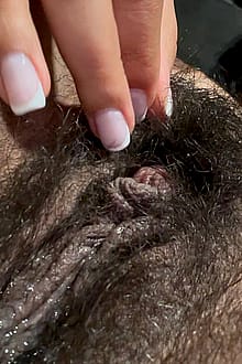 The hairy pussy makes me feel very feminine'