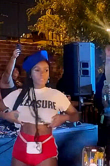 Janelle Monáe flashes boobs during concert'